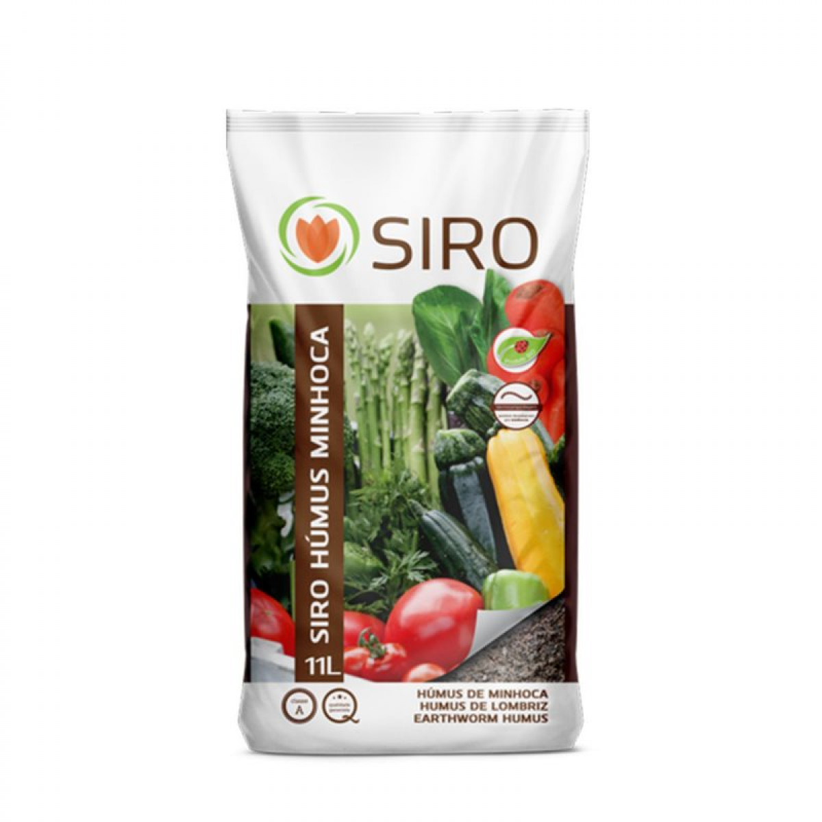 SUBSTRATO HÚMUS MINHOCA BIO 10 L SIRO