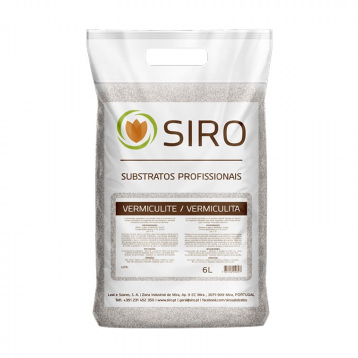 SUBSTRATO VERMICULITE 6 L SIRO