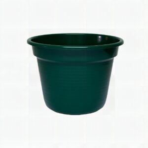 Vaso em Forma de Sino Plástico Verde — Resistente e Leve 20cm