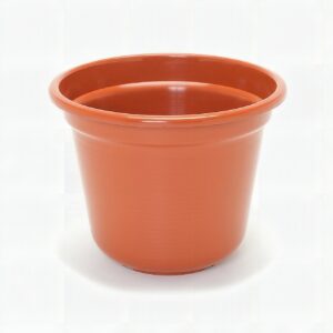 Vaso em Forma de Sino Terracotta — Clássico Plástico 20cm