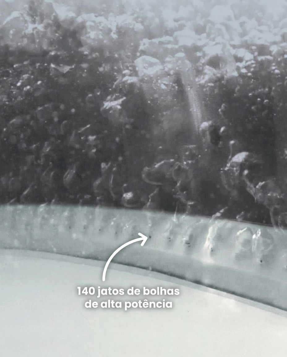 140 jatos de bolhas de alta potência do spa Intex Greystone Deluxe